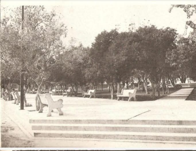 Plaza Juarez, Monterrey, Nuevo León, Fotogria de 1964